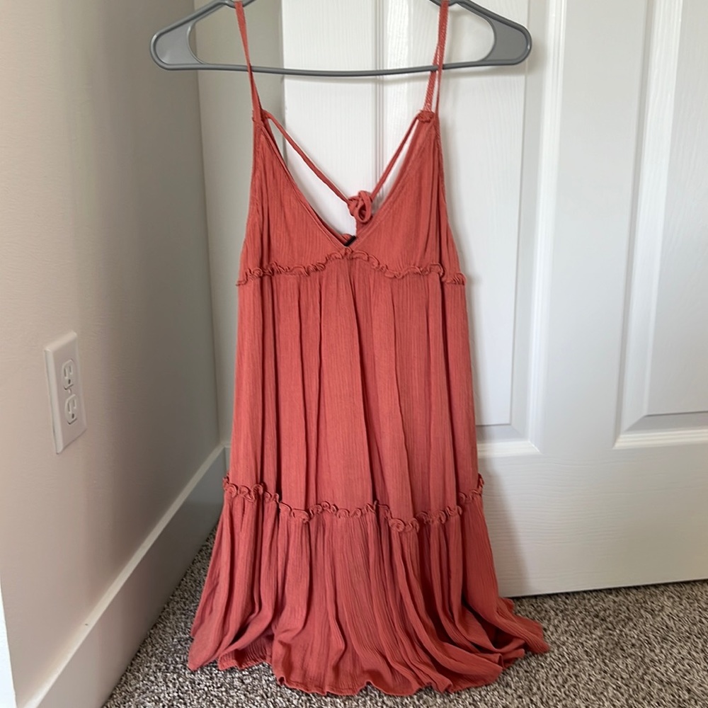 Peach summer dress size small